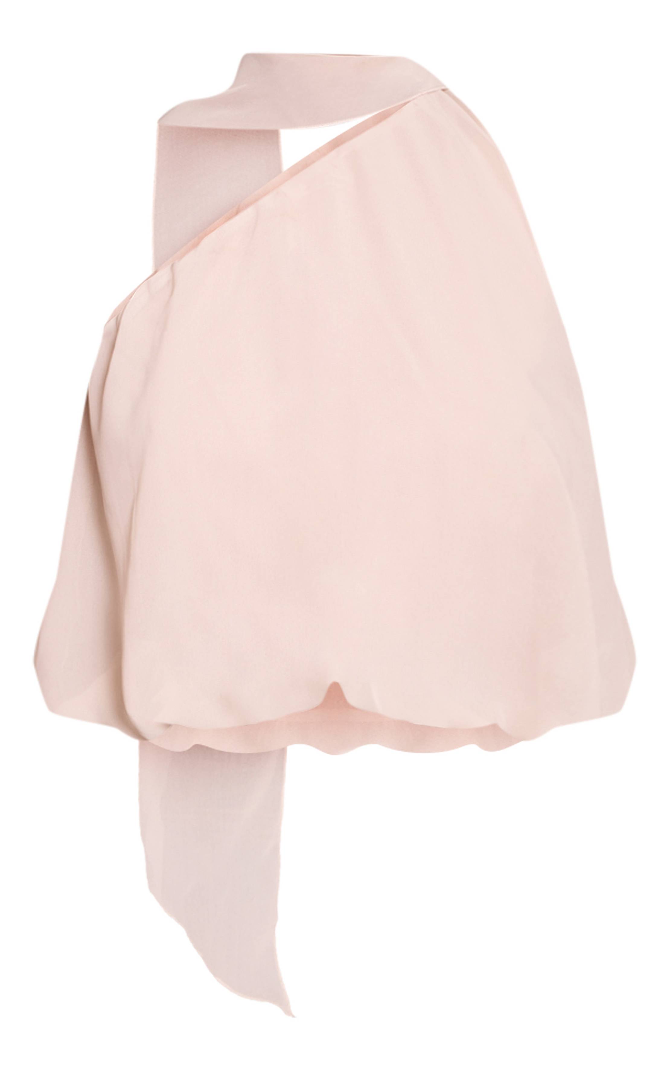 Crème Top En Mesh À Col Licou Avec Détail Foulard