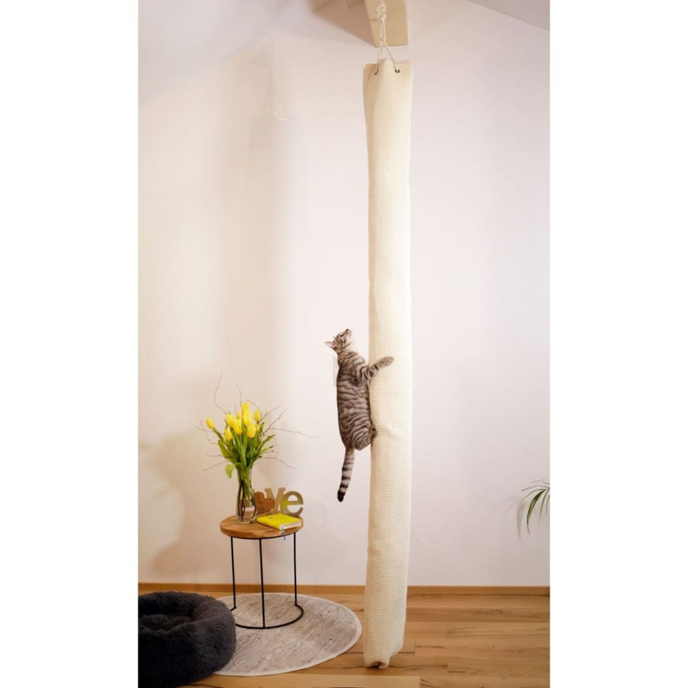 Sac d'escalade pour chat 240 cm beige