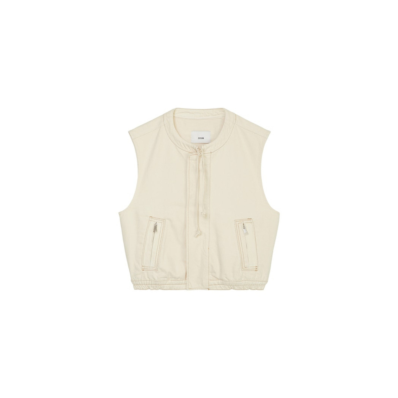 Marc o'Polo Denim Vest, Fully Lined, Colla