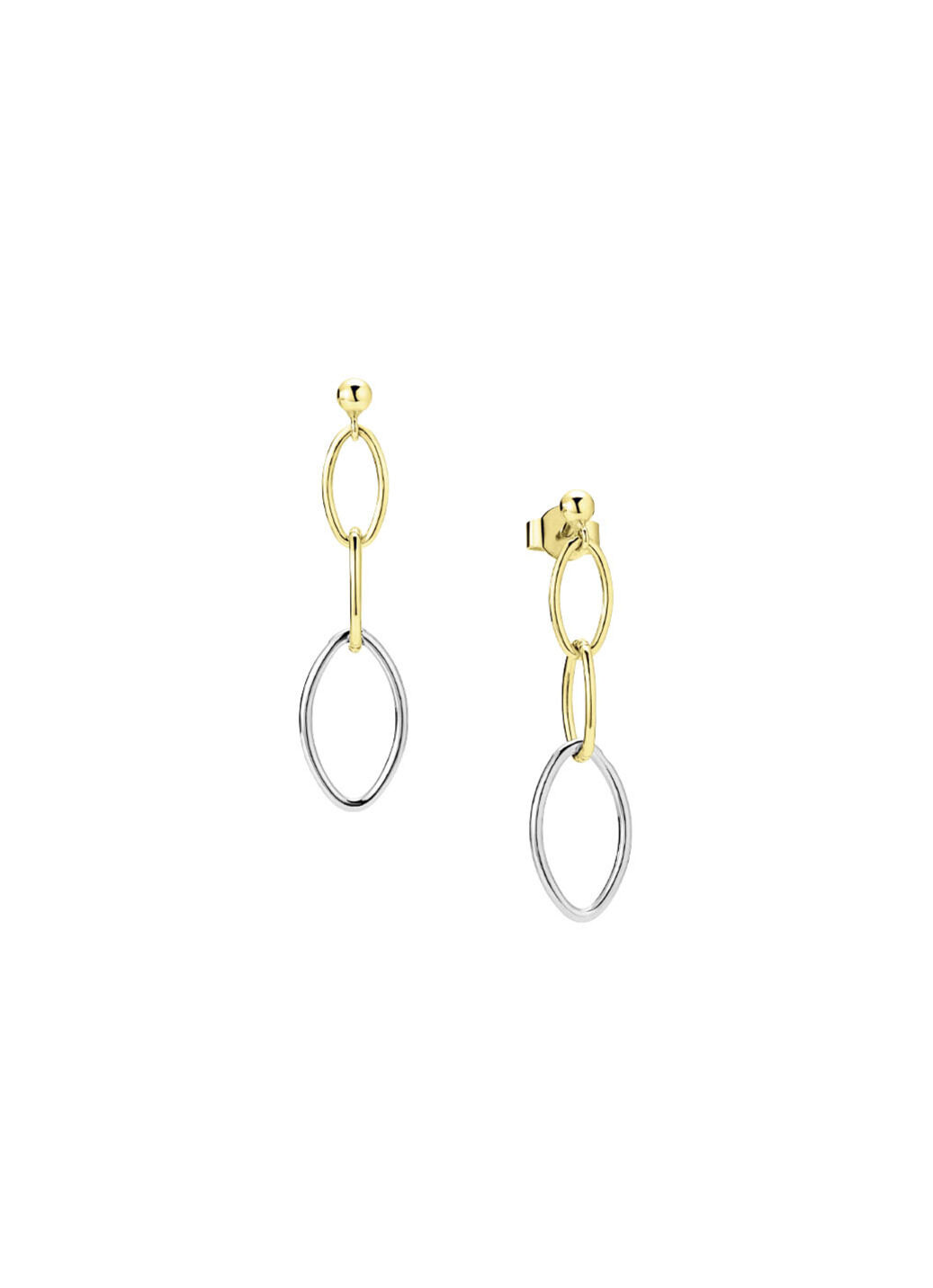 Ohrstecker: Moderne Eleganz in Bicolor
