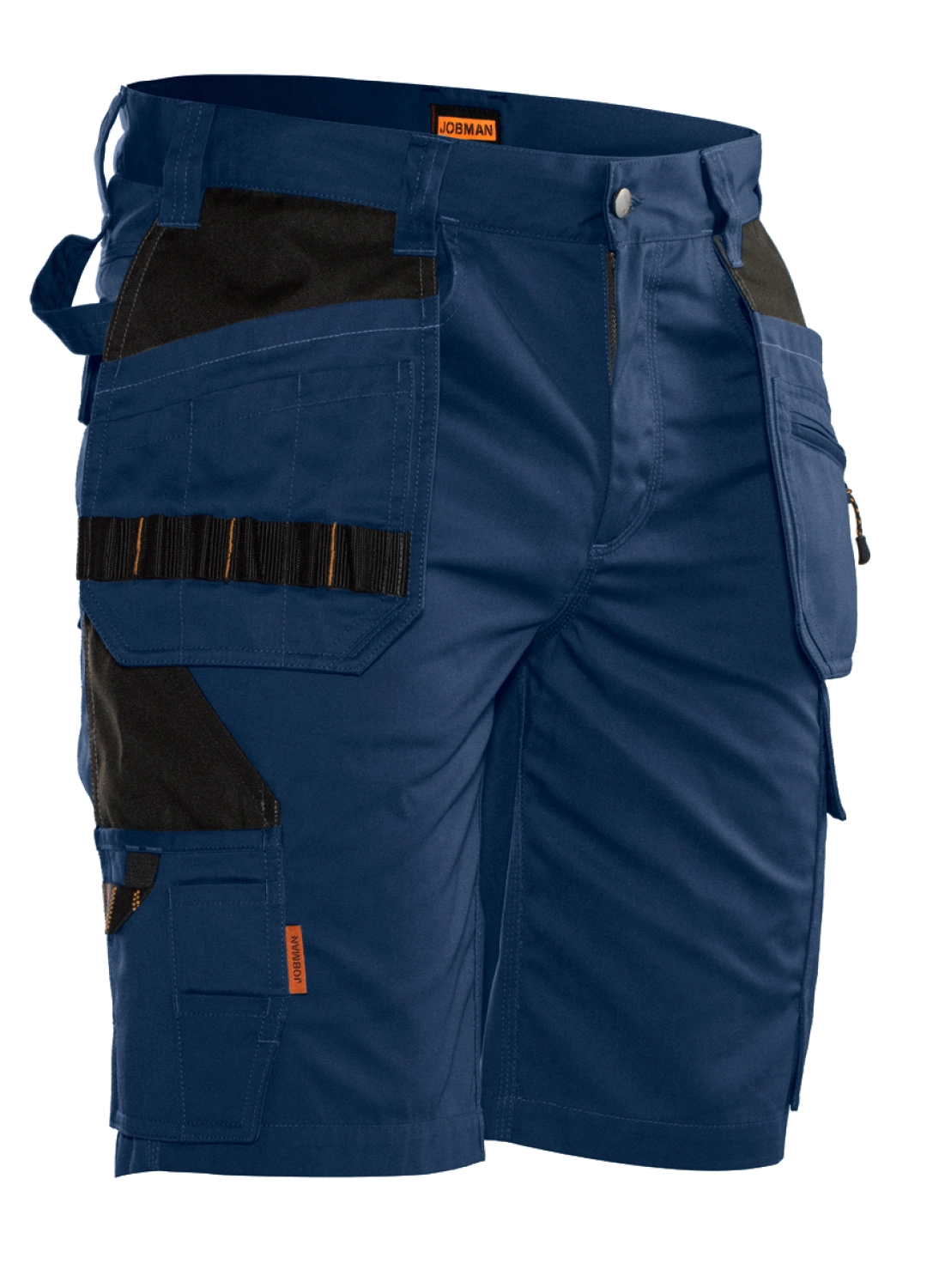 Jobman 2722 Werkbroek kort Holsterpocket - Maat 46 - Blauw / Zwart