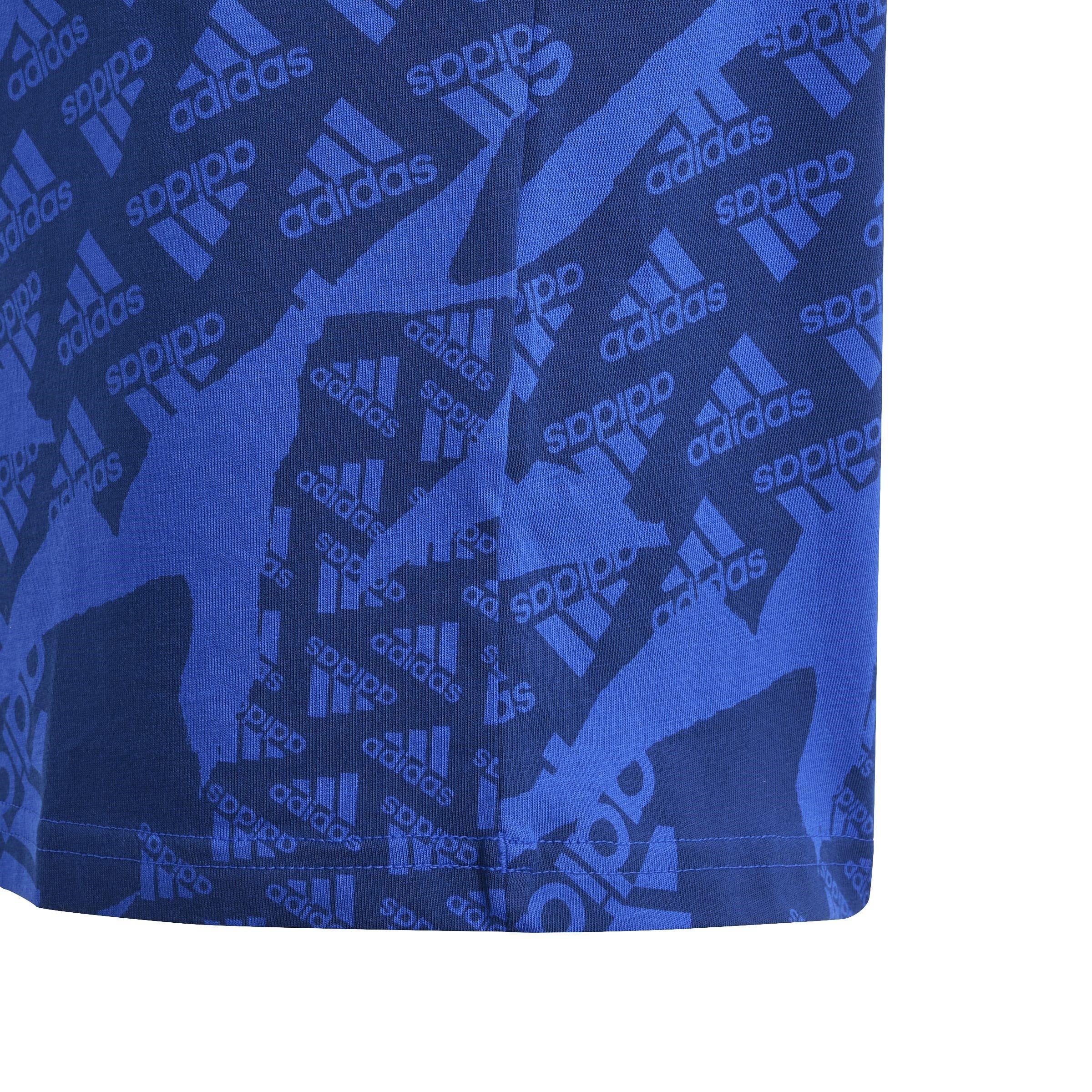 adidas Essentials Allover Print T-Shirt Junior Boys