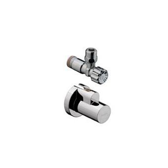 Hansgrohe Universeel Flowstar hoekstopkraan m. huls chroom