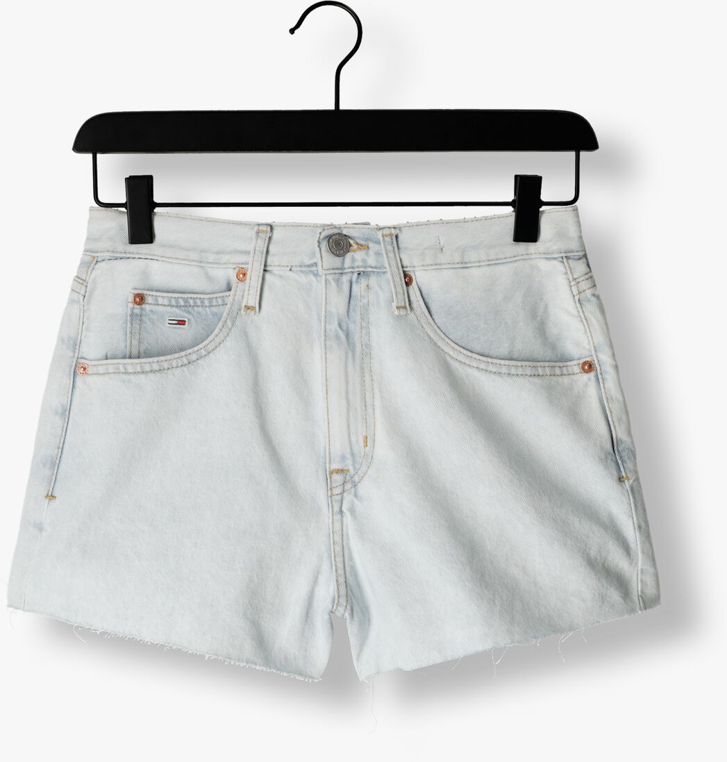 TOMMY JEANS lichtblauwe tommy jeans shorts hot pant short bg0018