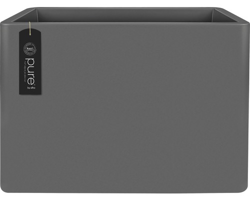 elho Pure Soft Brick Divider plantenbak, kunststof, 79x30x59 cm, antraciet, inclusief wielen