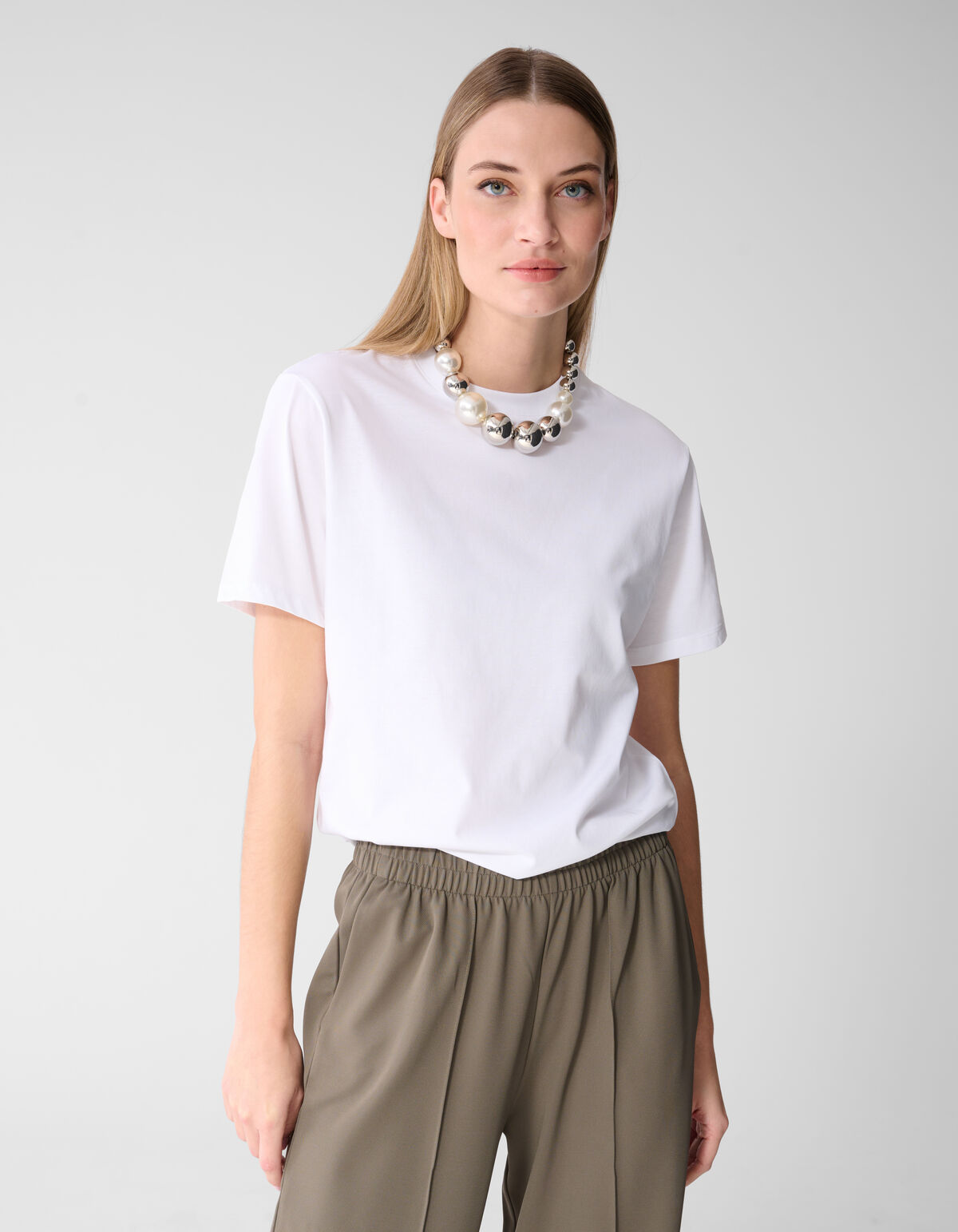 Basis T-shirt Wit