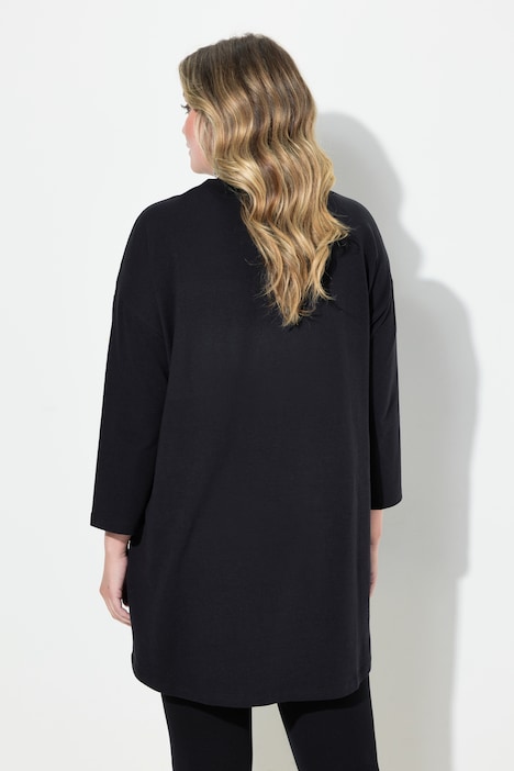 Sweatshirt, Brusttasche, 3/4-Ärmel