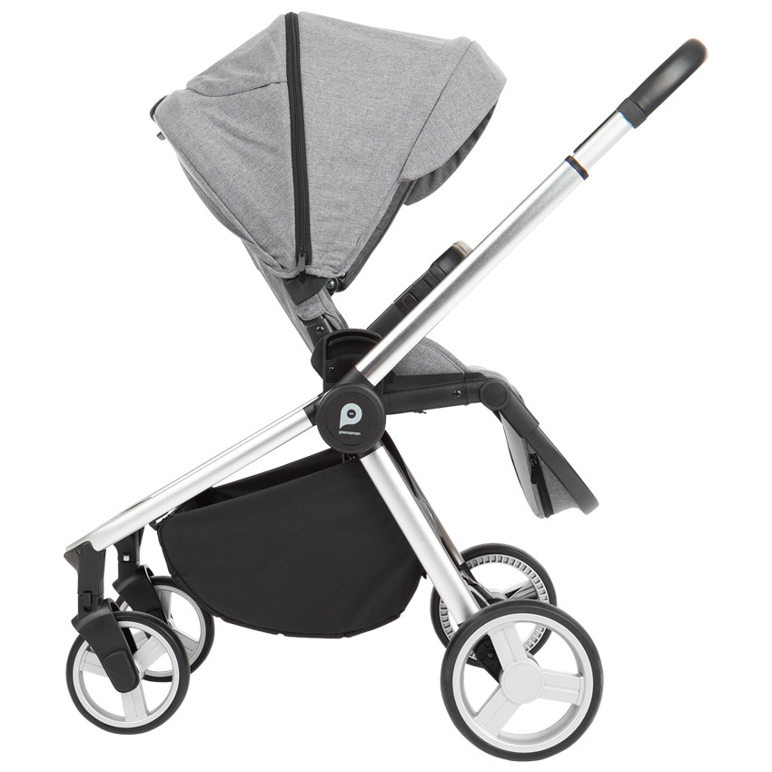 Poussette trio Tessa - Gris chiné