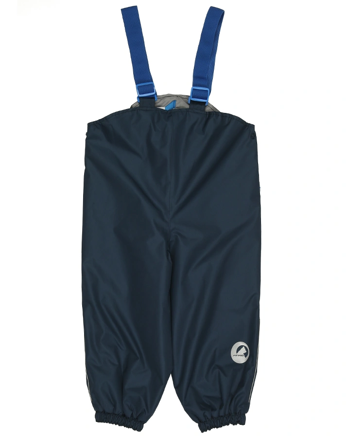 Regenhose PULLEA RAIN mit Hosenträgern in navy
