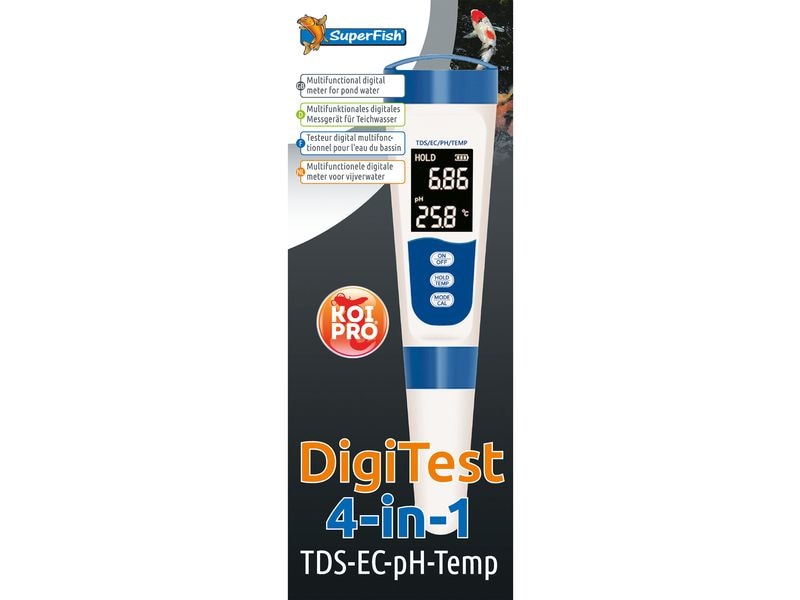 SuperFish Koi Pro Digi Test Wassertest für Koi-Becken