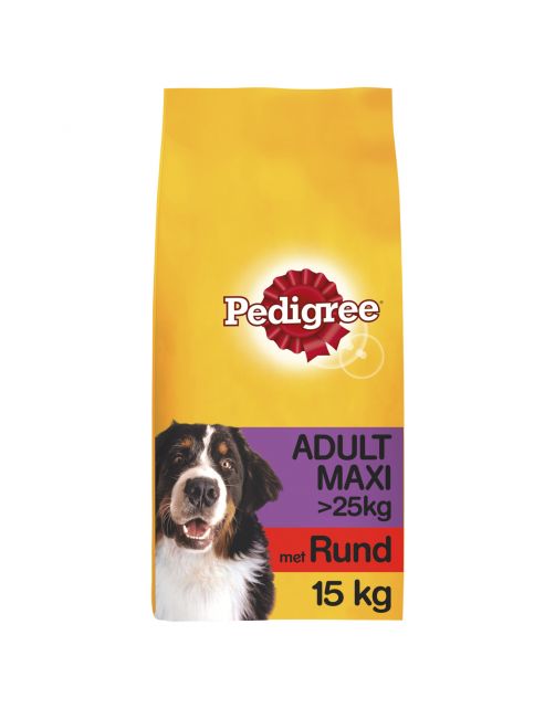 Pedigree Adult Maxi - Hondenvoer - Rund Vlees 15 kg