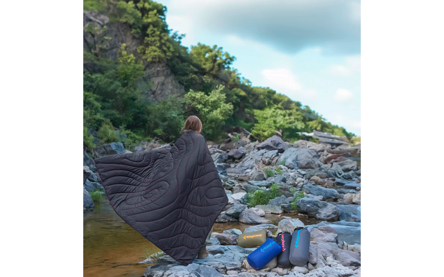 KingCamp Contour Decke mit Druckknöpfen 175 x 135 cm