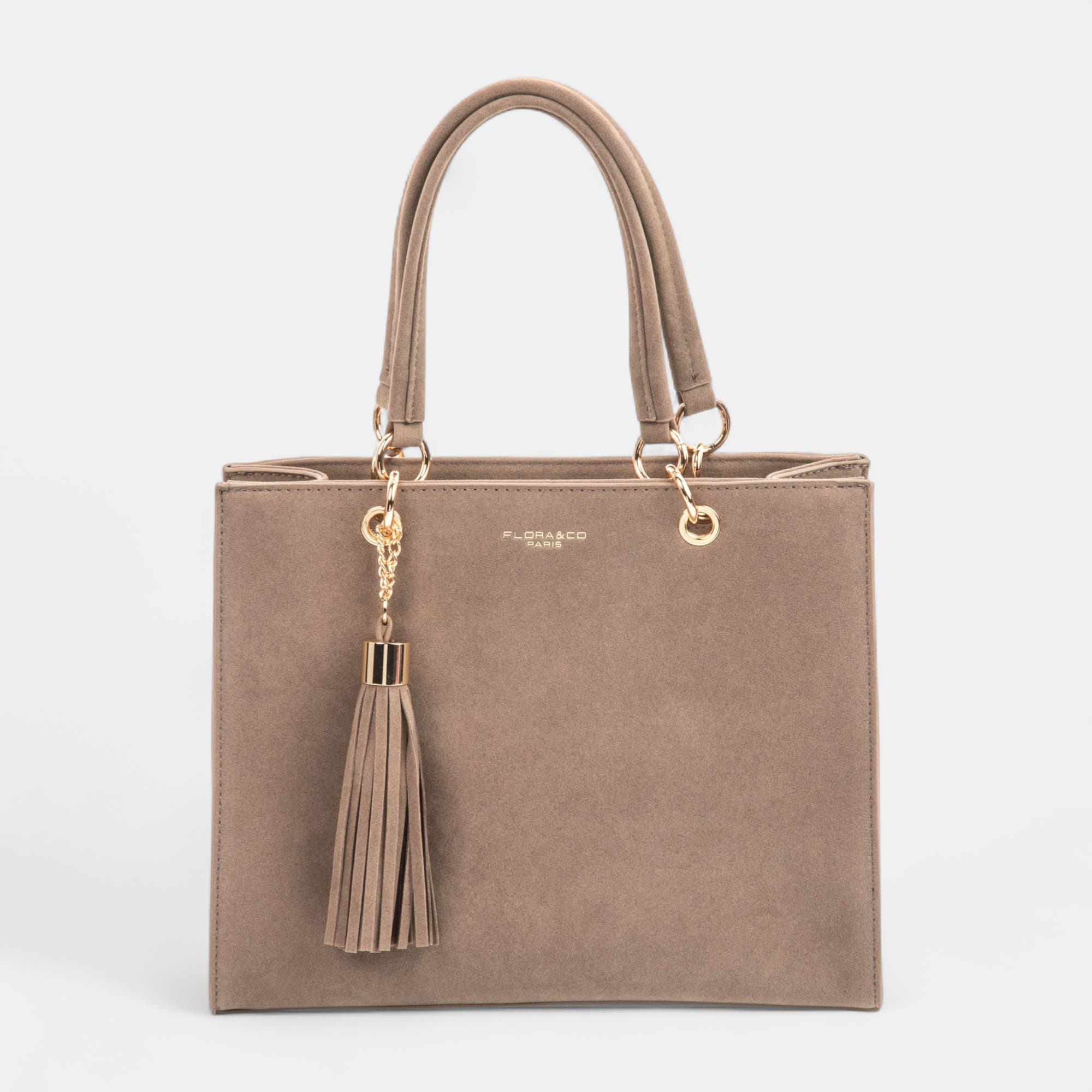 Sac à main taupe