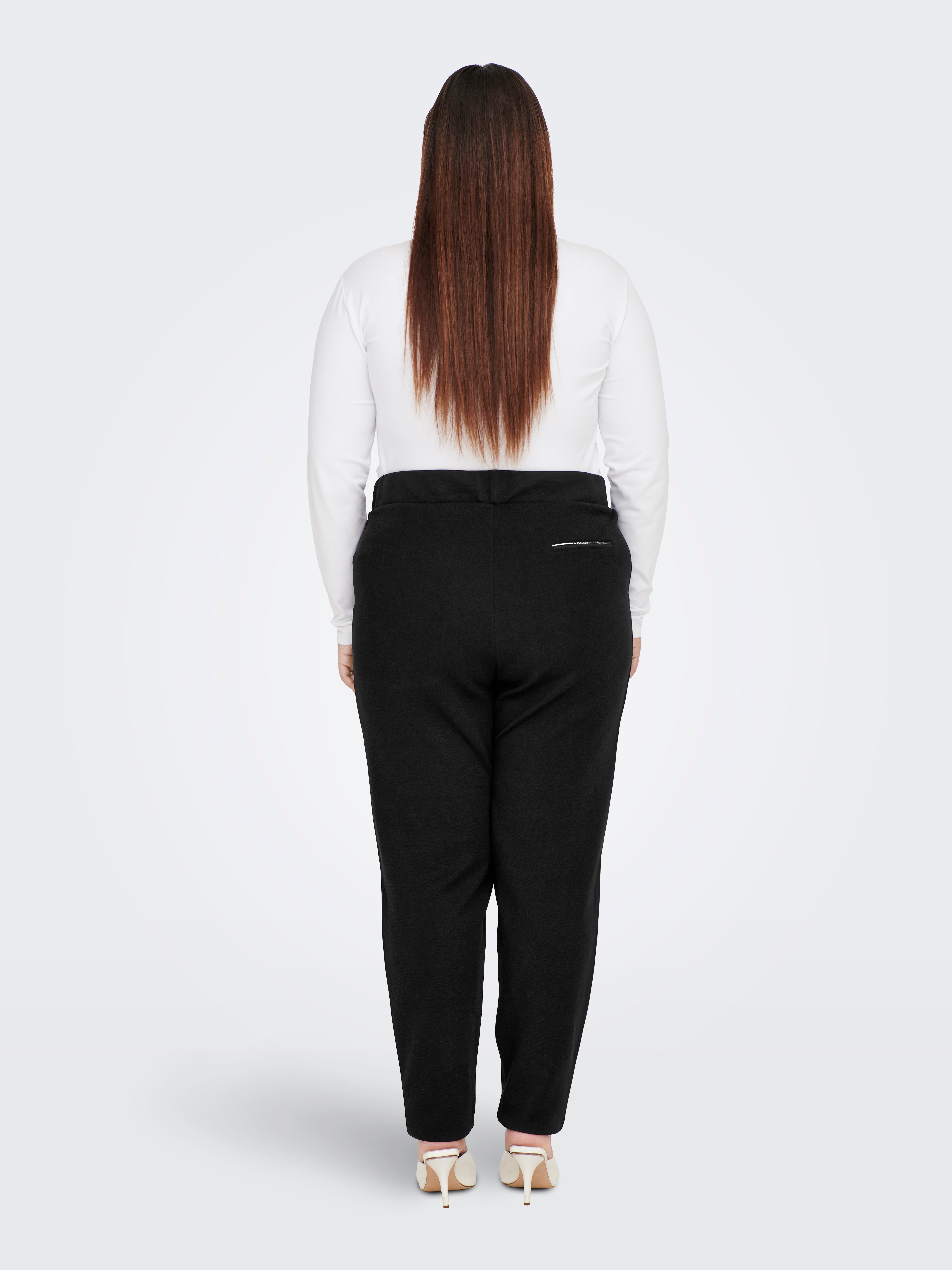 CARHENSLEY Normal geschnitten Klassische Hose Black