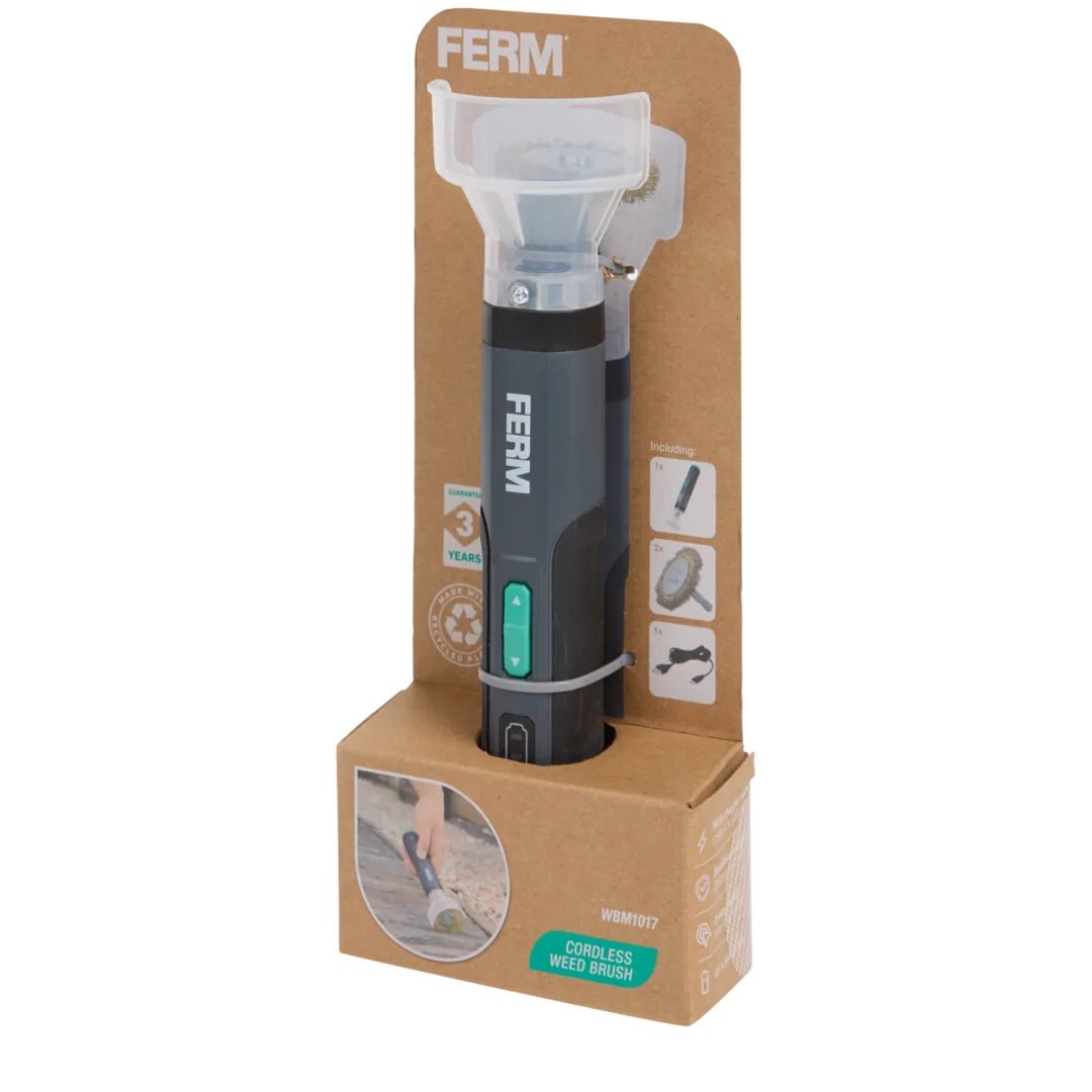 FERM elektrische onkruidverwijderaar 4-delig | 4 volt