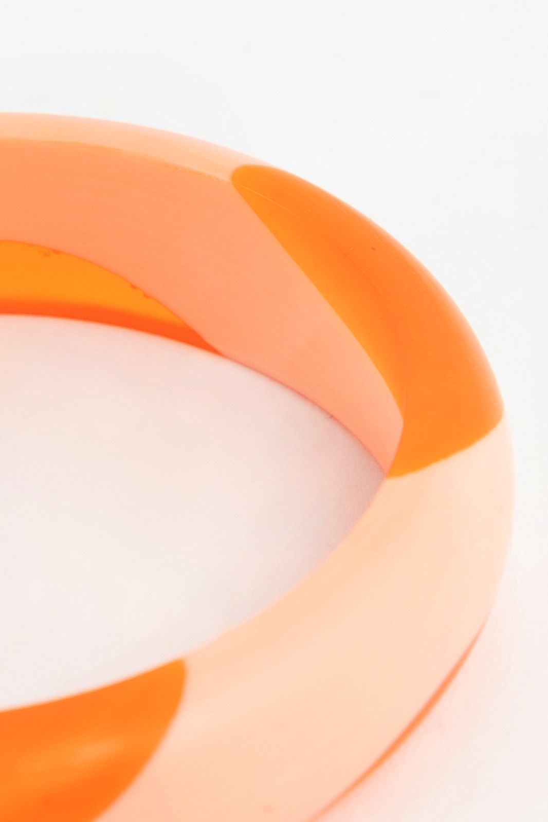 Oranje resin armband