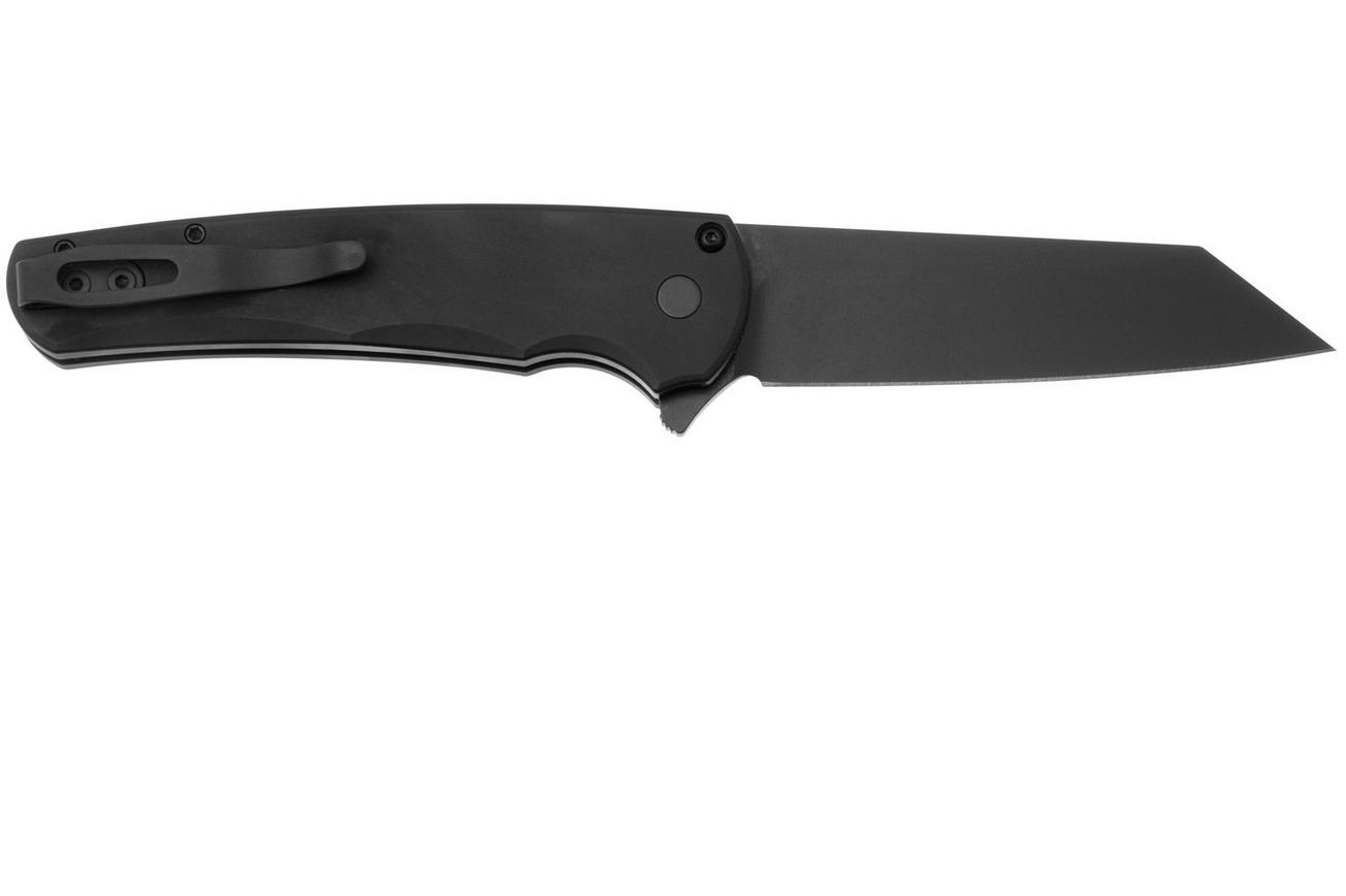 Pro-Tech Malibu 5403-OPERATOR DLC MagnaCut Reverse Tanto, Black Aluminum zakmes