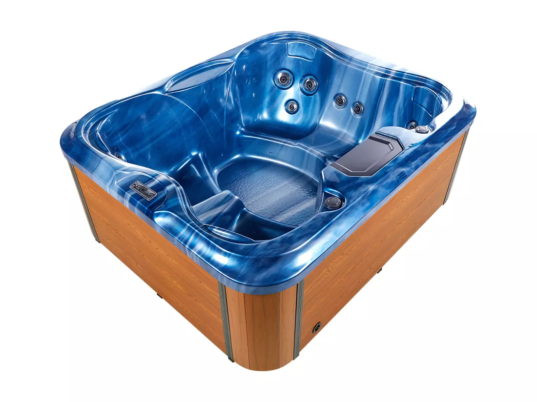 Spa d'extérieur avec LED ARCELIA Bleu