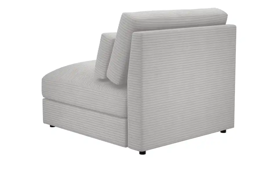 Element Branna Hellgrau Cordstoff 1-Sitzer