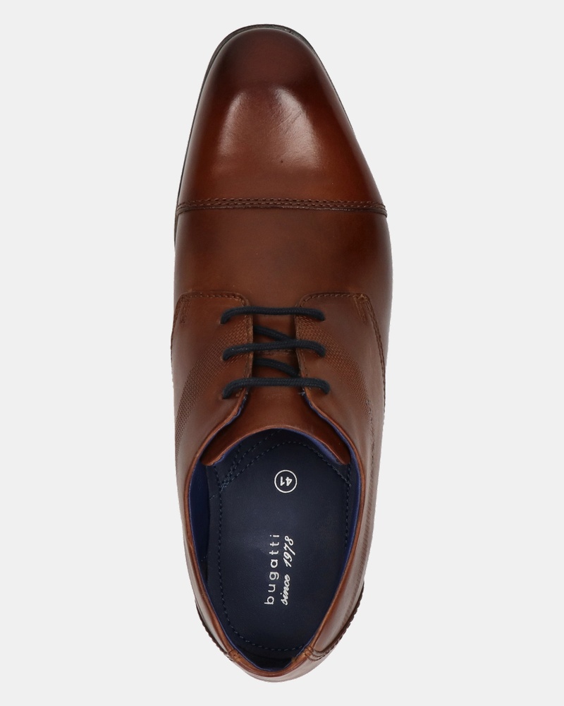Bugatti Mattia Lage nette schoenen  - cognac