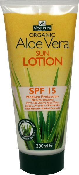 Aloe Pura Sunprotect F15 Aloe Vera Organic 200ml