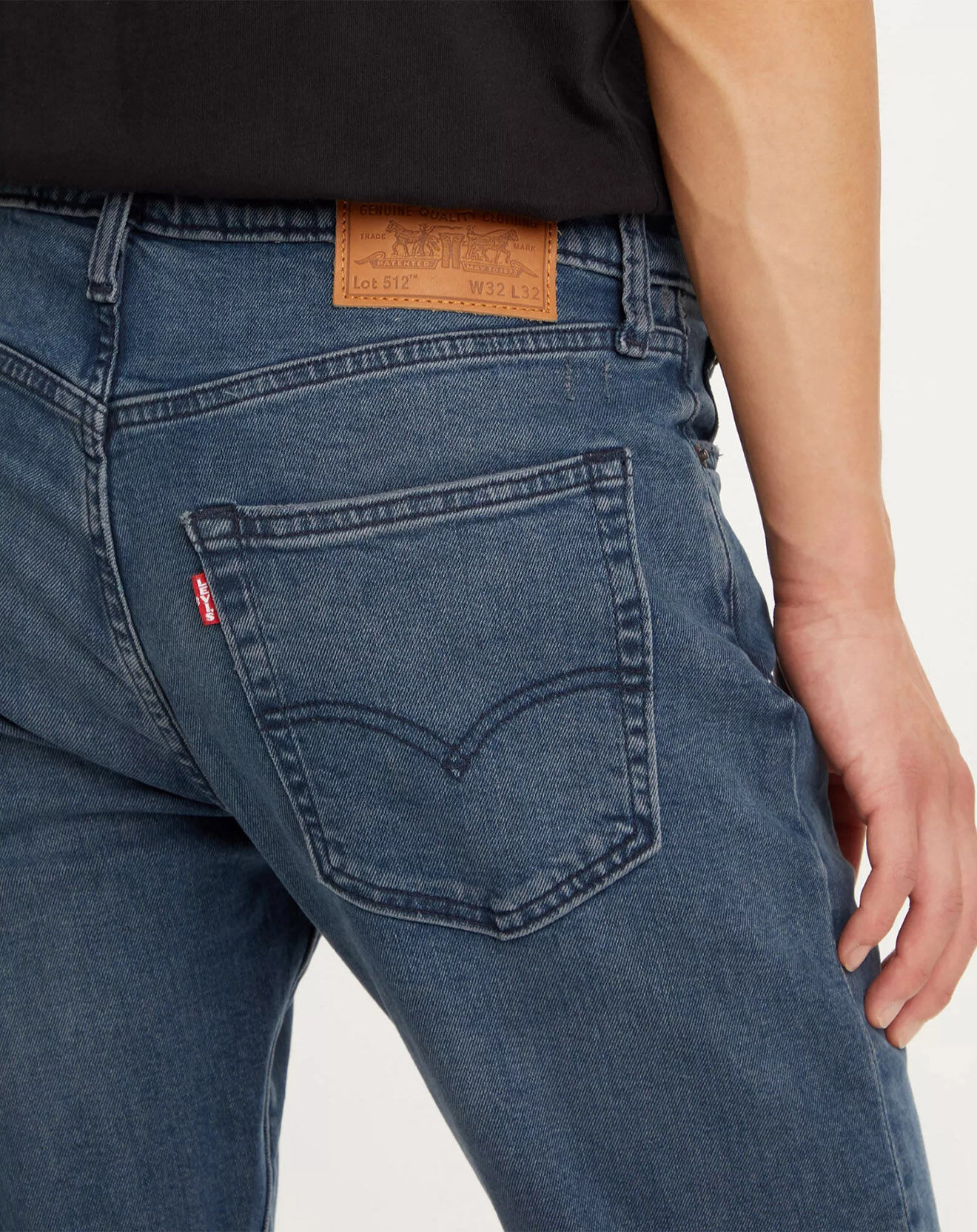 Levi's® Jean 512 slim Taper Clean Hands bleu foncé