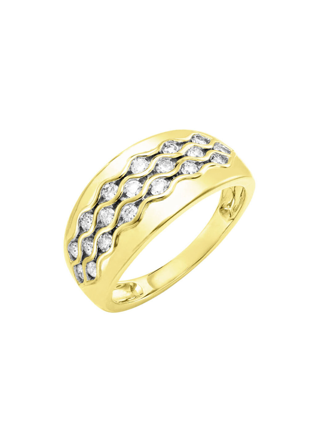 Edler Damenring mit Brillanten