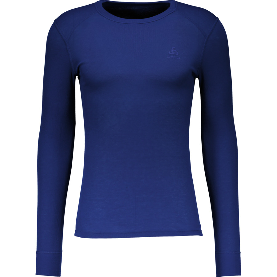 Odlo Active Warm Herren-Langarmshirt Crew Neck S, grau