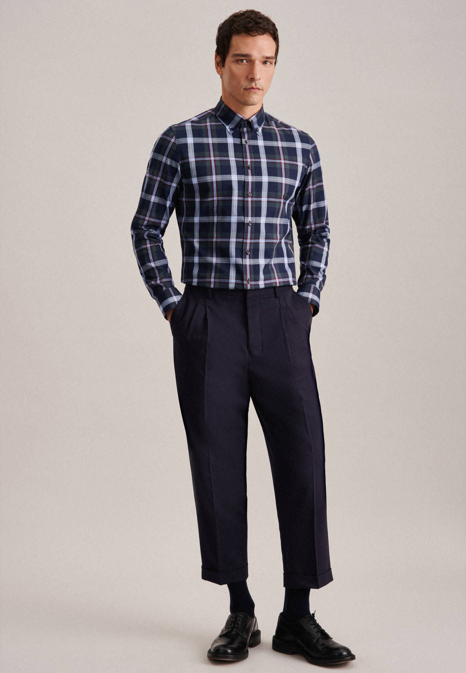 Seidensticker| Herren Flanellhemd X-Slim