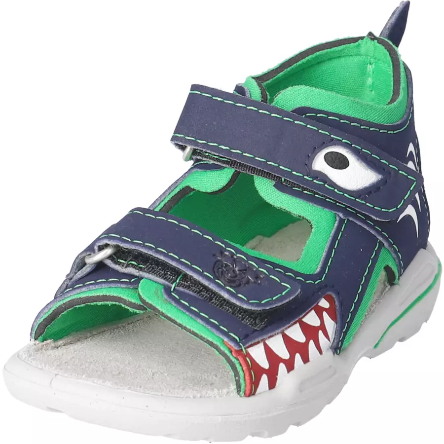PEPINO Sandale Sharki nauticneongrün (mittel)