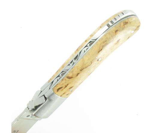 Laguiole Gentleman Bouleau de Finlande Couteau de Poche - Laguiole par Fontenille Pataud