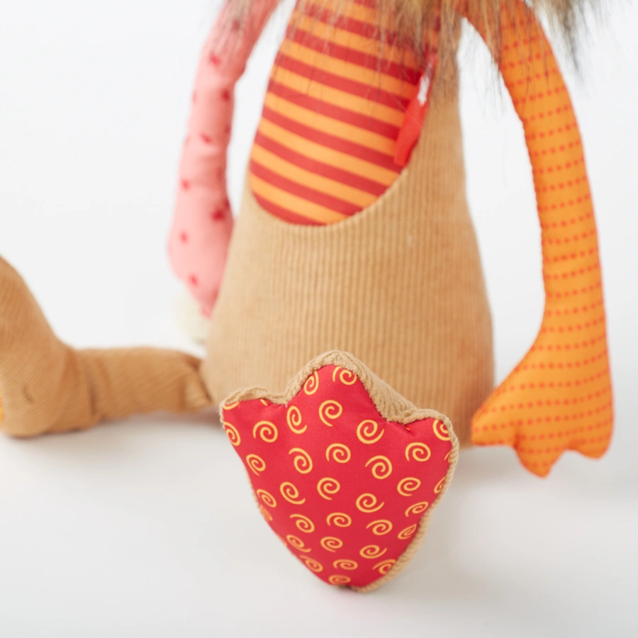 sigikid® Kuscheltier Patchwork Sweety Löwe, rot