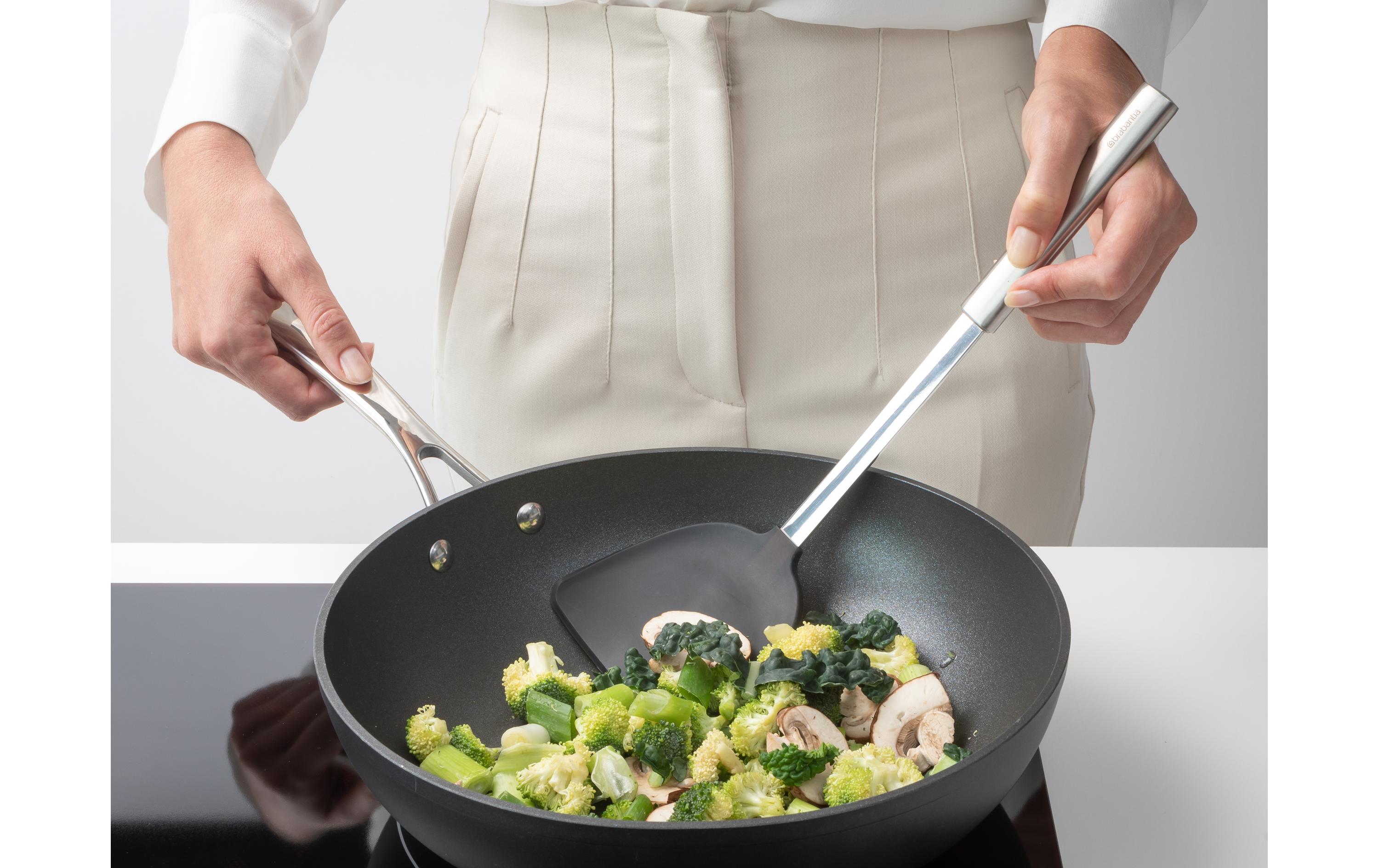 Wok-Wender Profile Line SilberSilikonwender für Wok