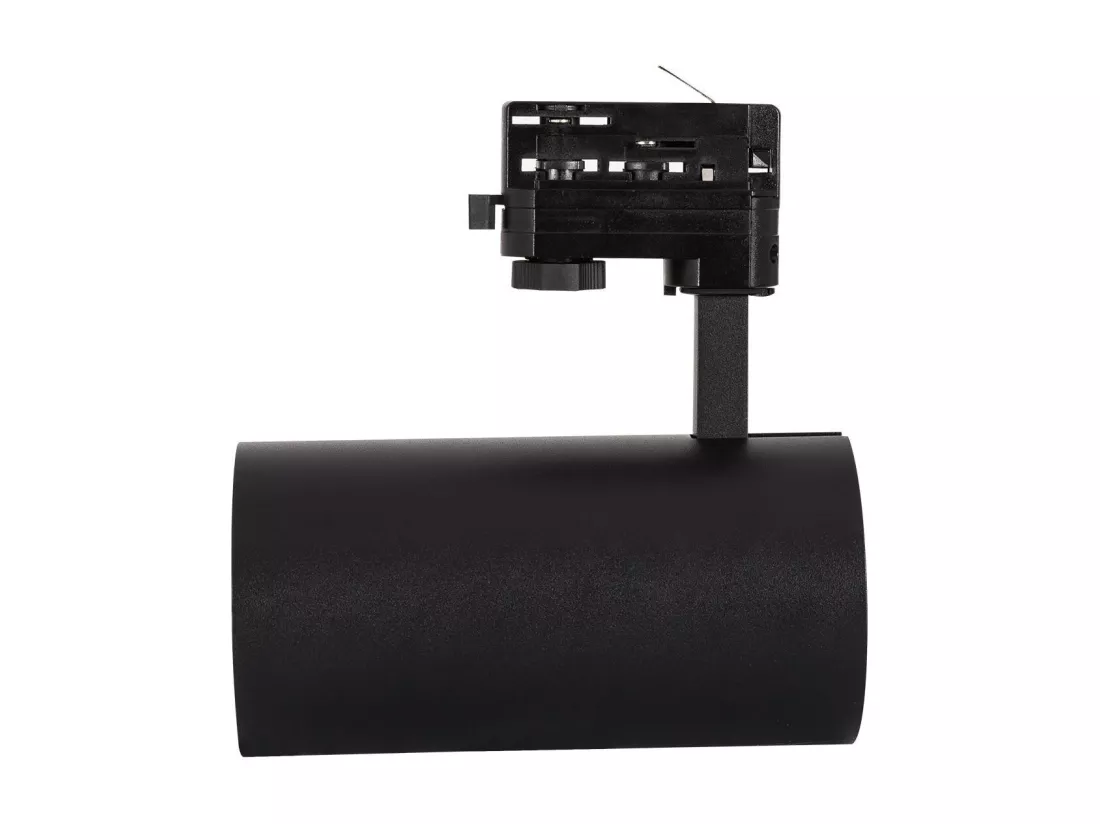 Spot LED sur Rail Triphasé 40W d'Angelo CCT LIFUD Noir Sélectionnable (chaud-neutre-froid)