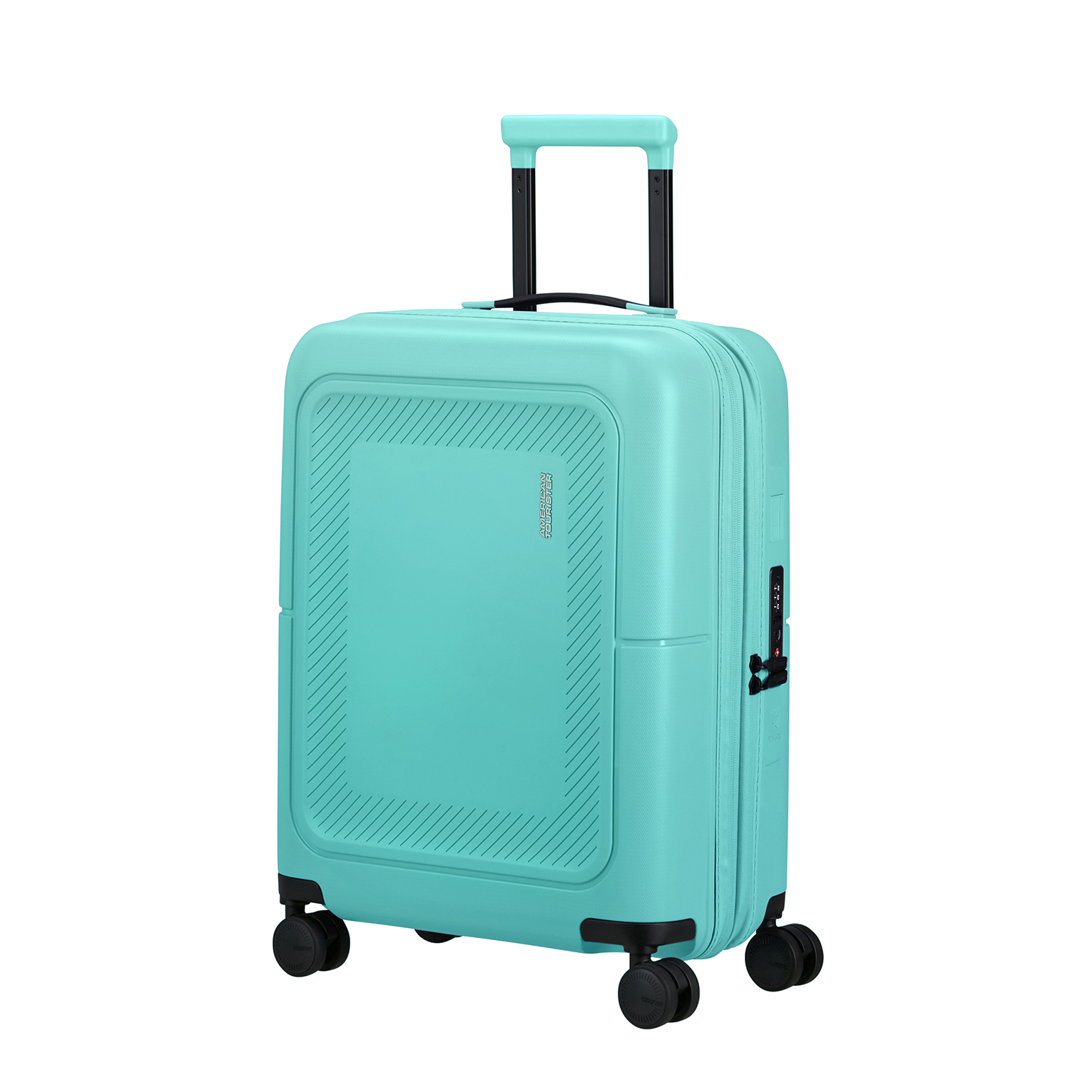 American Tourister Dashpop Spinner 55 Exp aqua sky