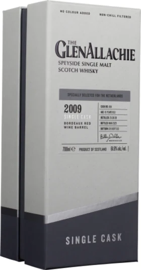 GLENALLACHIE 15 YEARS BORDEAUX WINE SINGLE CASK 70CL