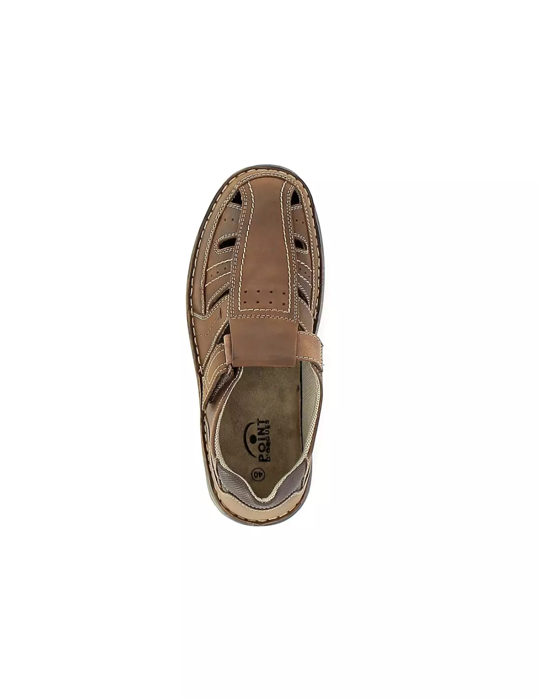 LEEWARD 58536 - Sandales, mules & nu-pieds Redbrown