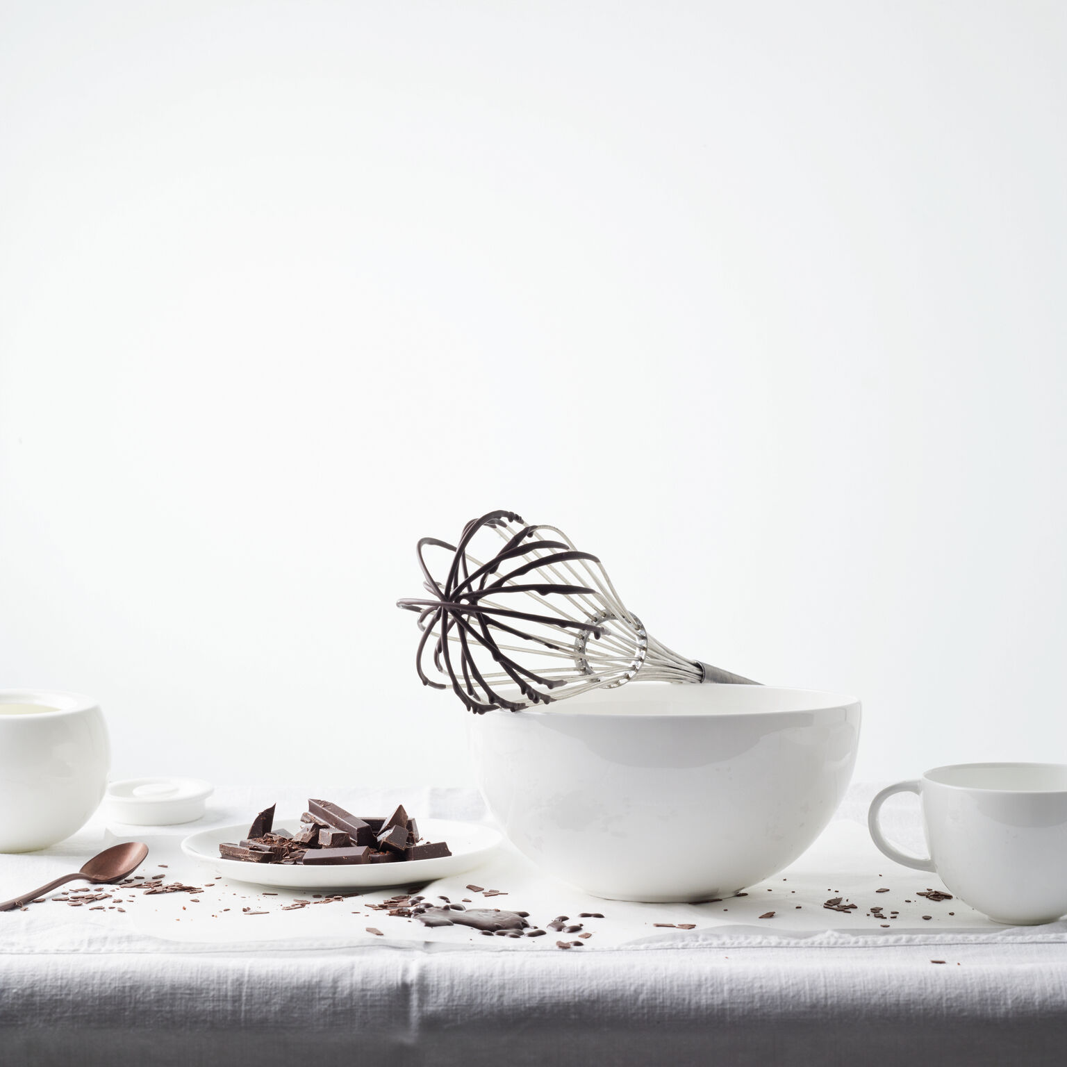Brillance Bone China Weiss Schüssel 18 cm