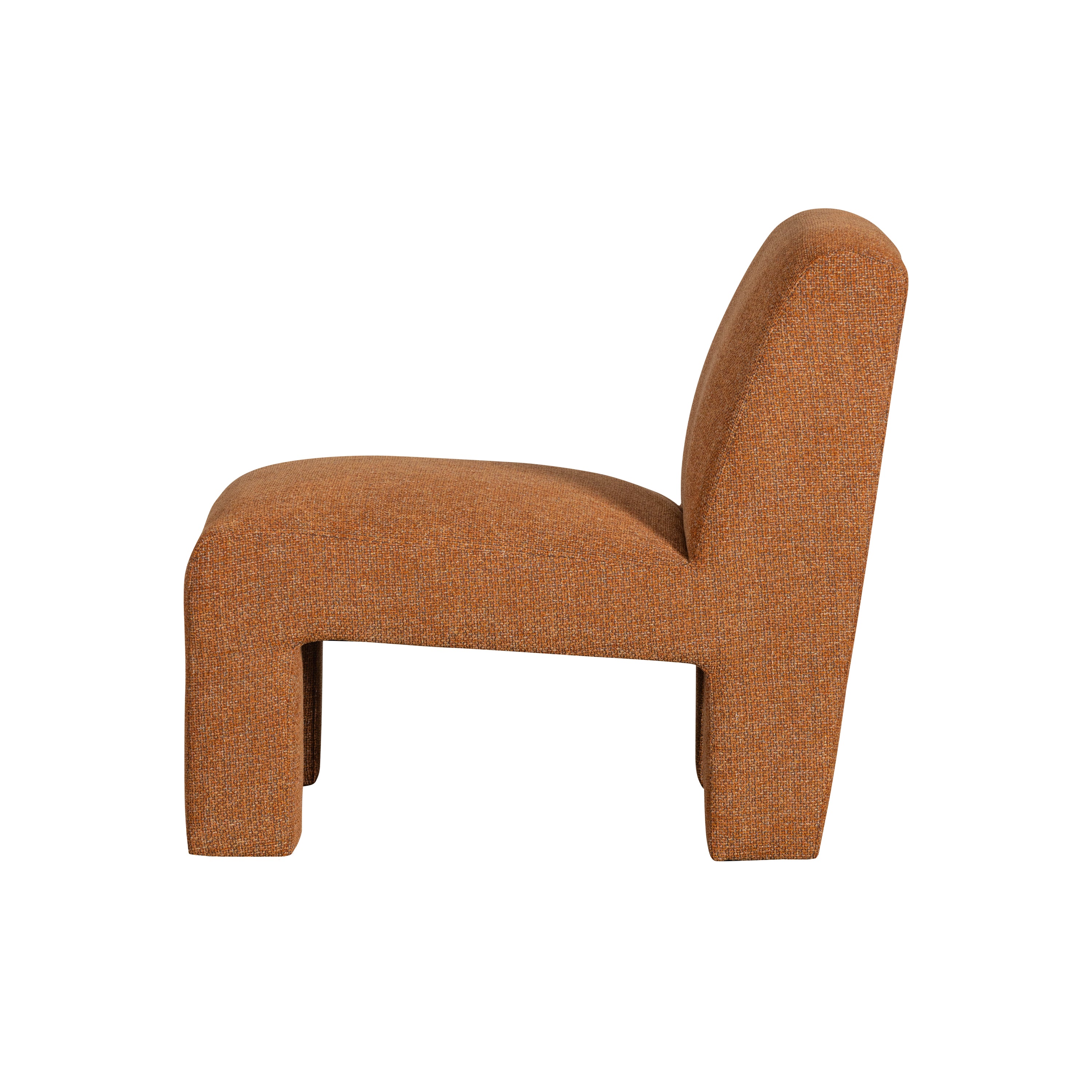 WOOOD Lavid Fauteuil - Polyester - Ginger - 73x74x84