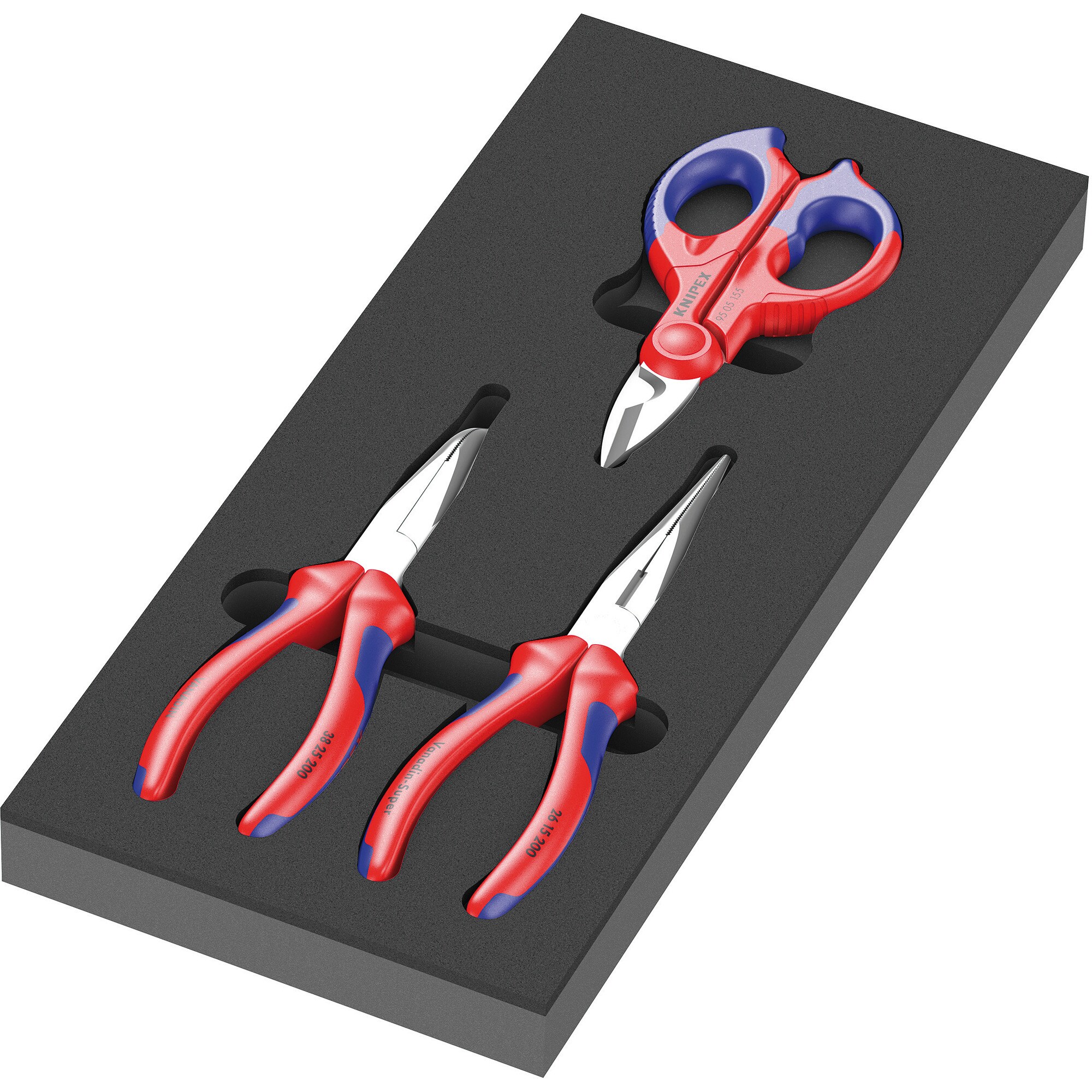 Wera Zangen-Set 9781 Schaumstoffeinlage KNIPEX Zangen Set 2, 3-teilig