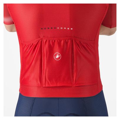 Maillot à Manches Courtes Climber's A/C Homme Rouge Noir