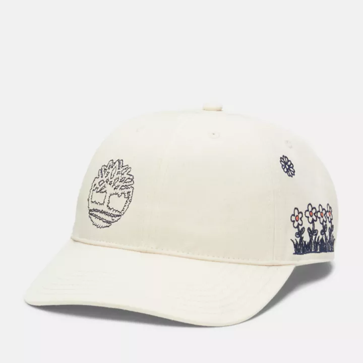 Casquette Summer Camp non teinte en blanc
