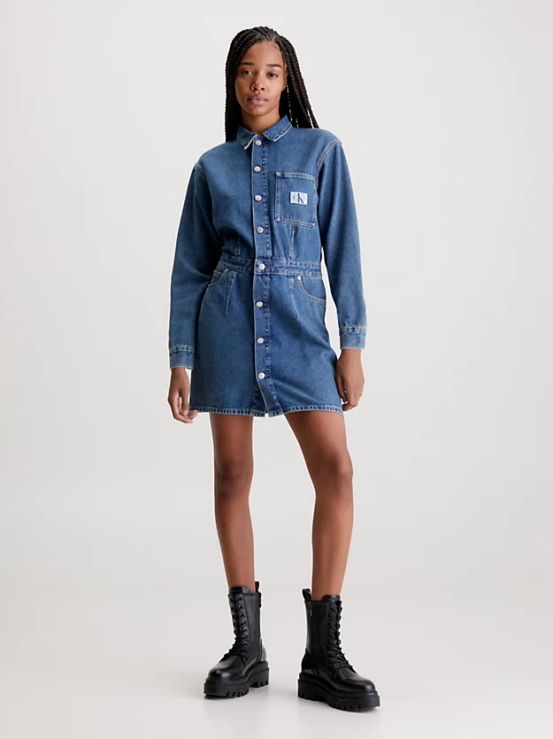 vestido camisa jeans