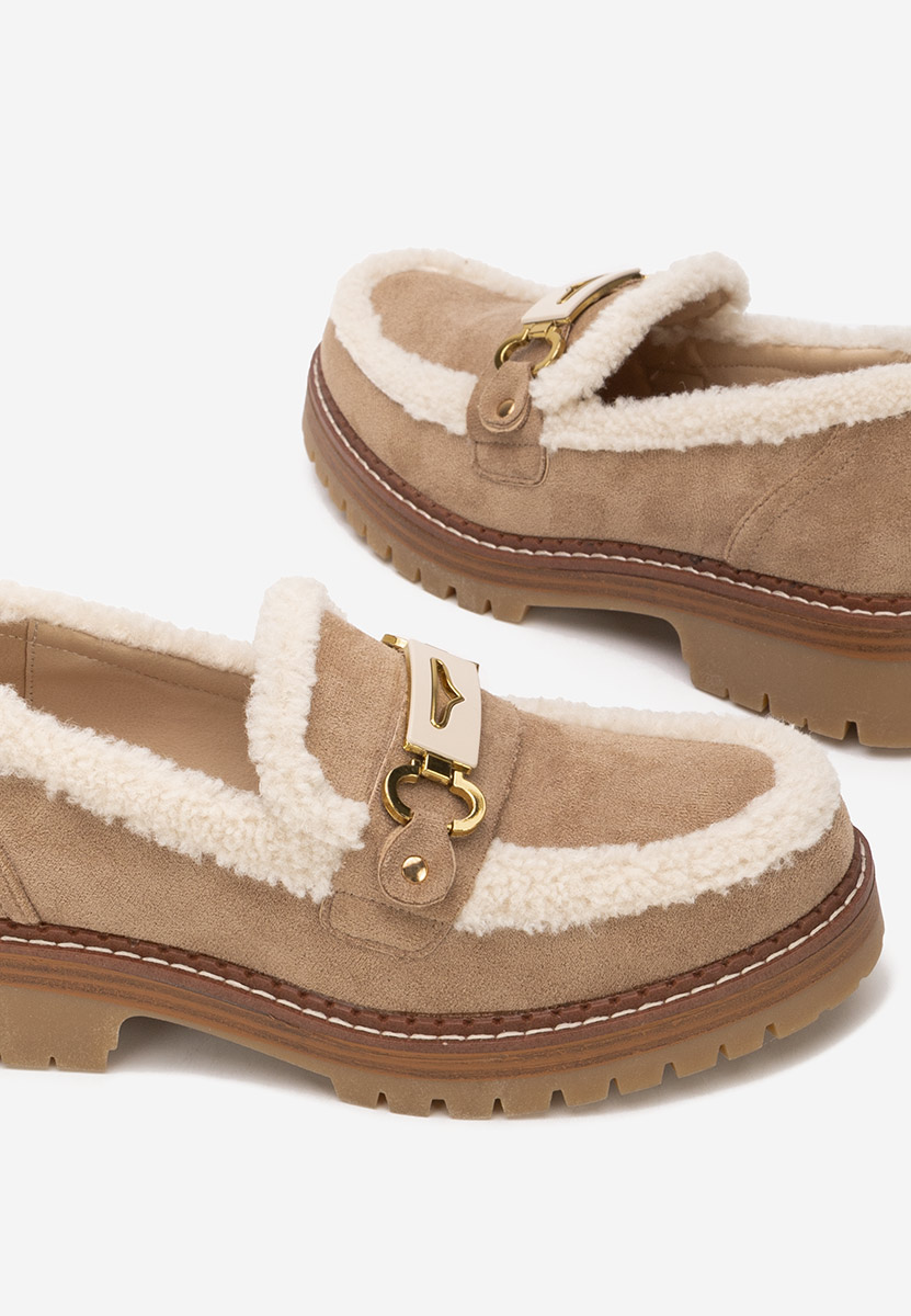 Mocassins femme kaki Silvora