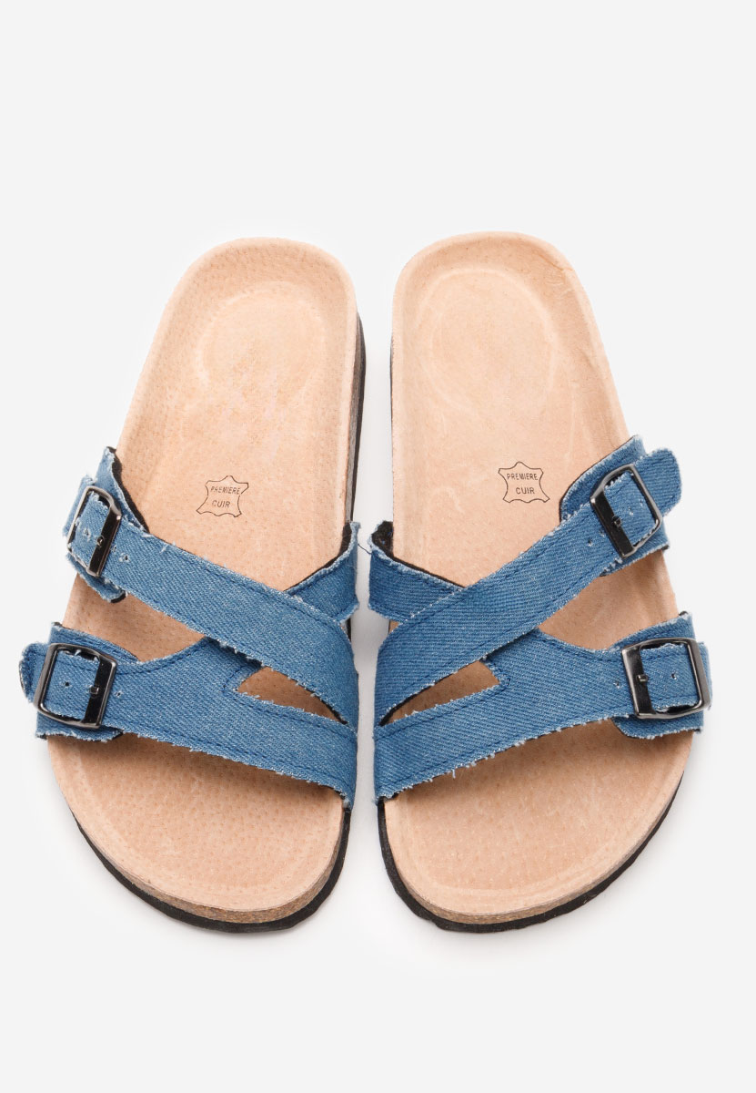 Mules femme denim Viriana