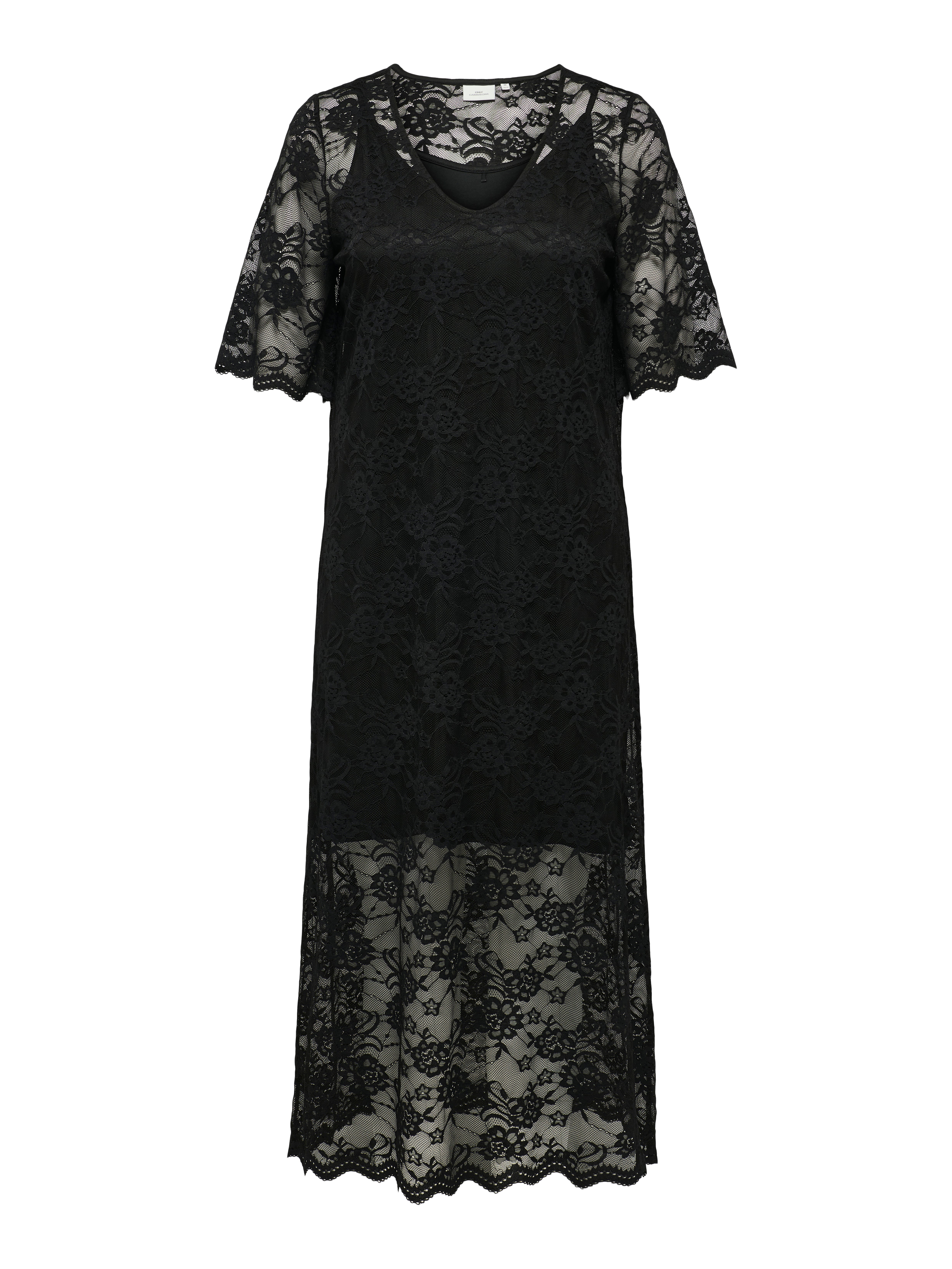 CARSILINA Langes Kleid Black