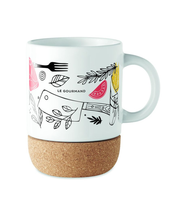 GiftRetail MO6323 - SUBCORK Tasse avec base en liège