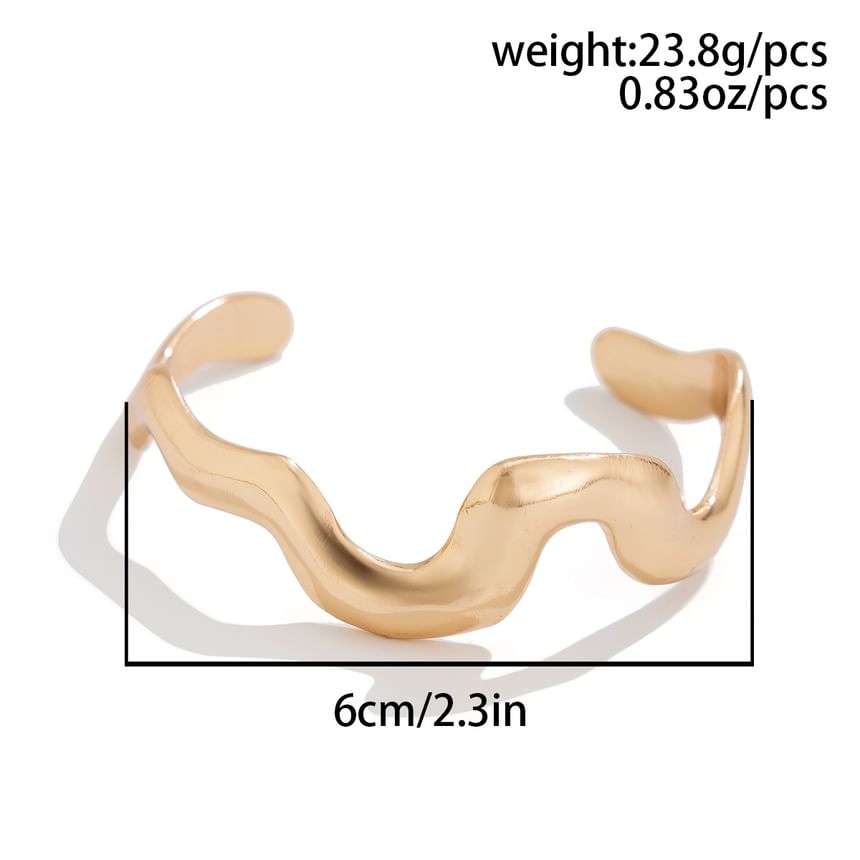 Gretlyn - Wavy Alloy Choker (Diverse ontwerpen)