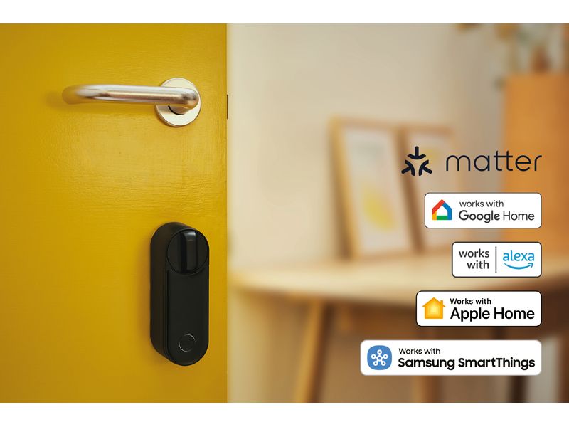 Yale Linus L2 Smart Lock VD-Kit, Schwarz Intelligentes Türschloss mit Smart Video Doorbell inklusive