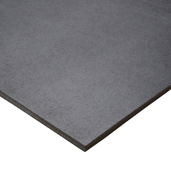 Carrelage sol anthracite 30,7 x 61,7 cm Konkrete